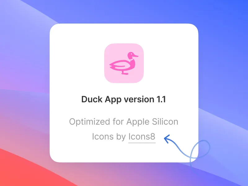 Icons8 in desktop app