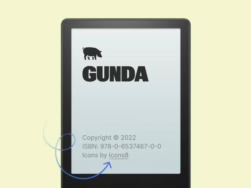 Icons8 in ebook